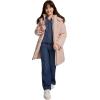 imageCalvin Klein Girls Hooded Winter Puffer Jacket Fulllength Heavyweight Coat With Fleece LiningAerial Heavenly Pink