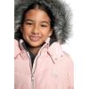 imageCalvin Klein Girls Hooded Winter Puffer Jacket Fulllength Heavyweight Coat With Fleece LiningSilver Pink