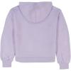 imageCalvin Klein Girls Long Sleeve Full Zip Fleece Hoodie SweatshirtPale Lavender