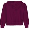 imageCalvin Klein Girls Long Sleeve Popover Cozy Hoodie SweatshirtRib Velour Purple Potion