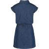 imageCalvin Klein Girls Short Sleeve Lightweight Chambray Denim Shirt DressMedium ChambrayPopover