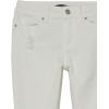 imageCalvin Klein Girls Skinny Fit Stretch Denim 5Pocket JeansWhiteout Knee Rip
