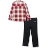 imageCalvin Klein boys 2 Pc Woven Woven Pant SetPlaidBlack
