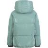 imageCalvin Klein girls Short Length Hooded Winter Puffer Jacket With Fleece LiningLiquid Shine Aquifer
