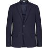 imageCalvin Klein Boys BiStretch Blazer Suit Jacket 2Button Single Breasted Closure Buttoned Cuffs ampamp Front Flap PocketsNavy Infinite