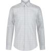 imageCalvin Klein Boys Long Sleeve Patterned Dress Shirt ButtonDown Style with Cuffs ampamp Shirttail HemLight Blue Plaid