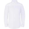 imageCalvin Klein Boys Long Sleeve Slim Fit Dress Shirt ButtonDown Style with Cuffs ampamp Shirttail HemWhite