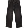 imageCalvin Klein Girls 5Pocket Seamed Wide Leg Denim Jean Zipper Fly ampamp Button ClosureNoire