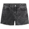 imageCalvin Klein Girls Boyfriend Fit Stretch Denim Jean ShortsAcid BlackCut Off