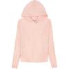 imageCalvin Klein Girls Long Sleeve Popover Cozy Hoodie SweatshirtChunky Rib Gossamer Pink
