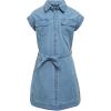imageCalvin Klein Girls Short Sleeve Lightweight Chambray Denim Shirt DressChambray