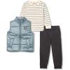 imageCalvin Klein boys 3 Pc Puff Vest SetIndy BayPhanthom