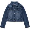 imageCalvin Klein girls Basic Jean Jacket Stretch Denim With Button Closure Casual StyleAuthentic