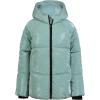 imageCalvin Klein girls Short Length Hooded Winter Puffer Jacket With Fleece LiningLiquid Shine Aquifer