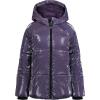 imageCalvin Klein girls Short Length Hooded Winter Puffer Jacket With Fleece LiningLiquid Shine Purple Plumeria