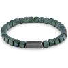 imageCalvin Klein Mens Jewelry  Square Hematite Beaded Bracelet  Adjustable and Comfortable  Fashion Statement for Everyday Wear  Gift for HimGreen Matte