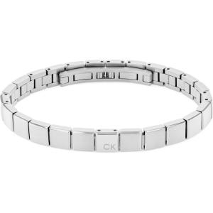 imageCalvin Klein Mens Minimalistic Squares Bracelet Stainless Steel Geometric Link Design  Premium Fashion for Everyday Wear  Gift for Him