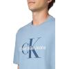 imageCalvin Klein Mens Monogram Logo Crewneck TShirtFaded Denim
