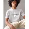 imageCalvin Klein Mens Monogram Logo Crewneck TShirtHeroic Grey Heather