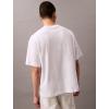 imageCalvin Klein Mens Relaxed Fit Archive Logo Crewneck TShirtBrilliant White