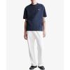 imageCalvin Klein Mens Relaxed Fit Archive Logo Crewneck TShirtDark Sapphire