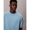 imageCalvin Klein Mens Relaxed Fit Archive Logo Crewneck TShirtSmoke Blue