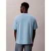 imageCalvin Klein Mens Relaxed Fit Archive Logo Crewneck TShirtSmoke Blue