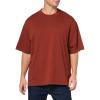 imageCalvin Klein Mens Relaxed Fit Archive Logo Crewneck TShirtRoasted Russet