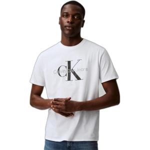 imageCalvin Klein Mens Monogram Logo Crewneck TShirtBrilliant White