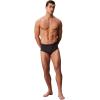 imageCalvin Klein Mens Cotton Classics 3Pack BriefMicro ChipDiamond LogoZoni BeachInk