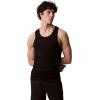 imageCalvin Klein Mens Cotton Classics 3Pack TanksBlack  Grey Heather  White