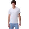 imageCalvin Klein Mens Cotton Stretch 3Pack Undershirts3 White Vneck