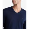 imageCalvin Klein Mens Extra Fine Merino Wool Blend VNeck SweaterDark Sapphire