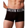 imageCalvin Klein Mens Intense Power 3Pack Low Rise TrunkBlack Bodies W White  Turbulence  Vermillion Brown Logos