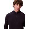 imageCalvin Klein Mens Wool Blend Quarter Zip SweaterDark Sapphire