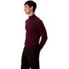 imageCalvin Klein Mens Wool Blend Quarter Zip SweaterWinetasting