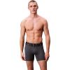 imageCalvin Klein mens Intense Power 3pack Boxer BriefBlack  Turbulence  Vermillion Brown