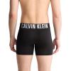 imageCalvin Klein mens Intense Power 3pack Boxer BriefBlack Bodies W Misty Grey  White  Blossom Green Logos