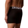 imageCalvin Klein mens Intense Power 3pack Boxer BriefBlack Bodies W White  Turbulence  Vermillion Brown Logos