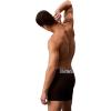 imageCalvin Klein mens Intense Power 3pack Boxer BriefBlack Bodies W White  Turbulence  Vermillion Brown Logos