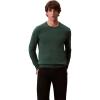 imageCalvin Klein Mens Wool Blend Crewneck SweaterHunter Green