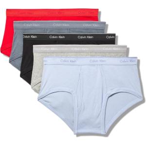 imageCalvin Klein Cotton Classics Multipack BriefsBlack  Turbulence  Adrenaline Rush  Grey Heather  Casual Blue