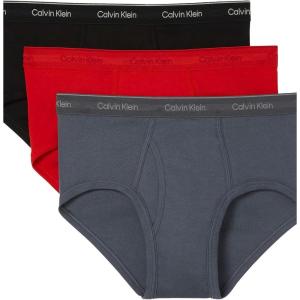 imageCalvin Klein Mens Cotton Classics 3Pack BriefTurbulence adrenaline Rush black