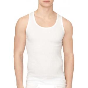 imageCalvin Klein Mens Cotton Classics 3Pack Tanks3 Brilliant White