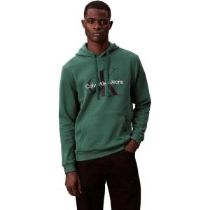 imageCalvin Klein Mens Monogram Logo HoodieHunter Green