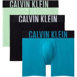 imageCalvin Klein mens Intense Power 3pack Boxer BriefBlackPoesidonMint Green