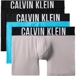 imageCalvin Klein mens Intense Power 3pack Boxer BriefCarnival BlueBlackMisty Grey