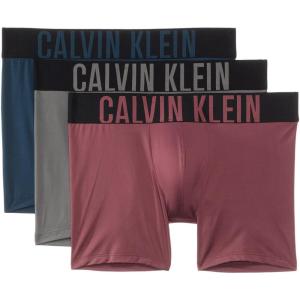 imageCalvin Klein mens Intense Power 3pack Boxer BriefNavy StonePewterDeep Mauve