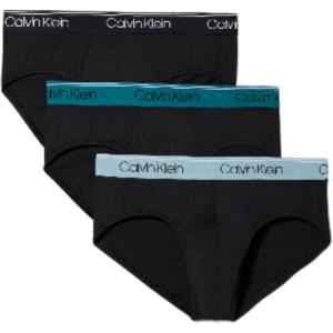 imageCalvin Klein mens Micro Stretch 3pack BriefBlack Bodies W Black  Arona  Chesapeake Bay Wb