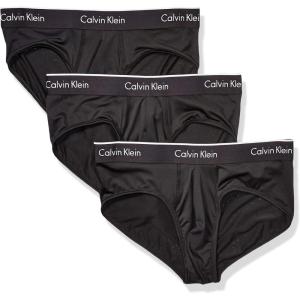 imageCalvin Klein mens Micro Stretch 3pack BriefBlackBlackBlack